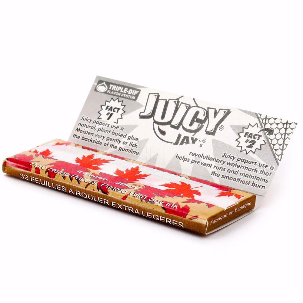 JUICY JAY'S 1 1/4 SIZE MAPLE SYRUP FLAVORED ROLLING PAPERS