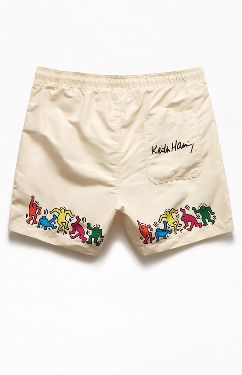 Keith Haring Party 15" Swim Trunks