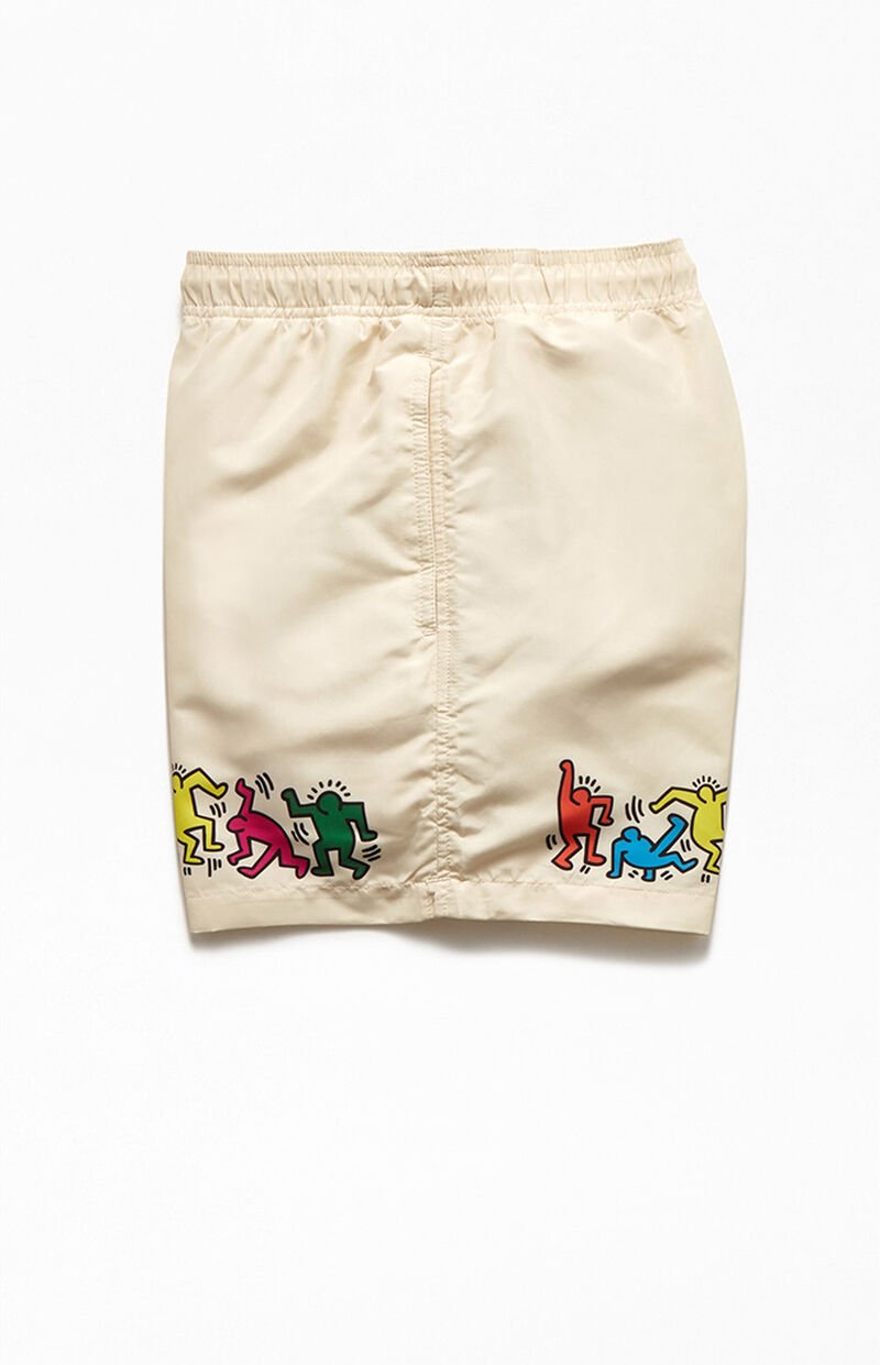 Keith Haring Party 15" Swim Trunks