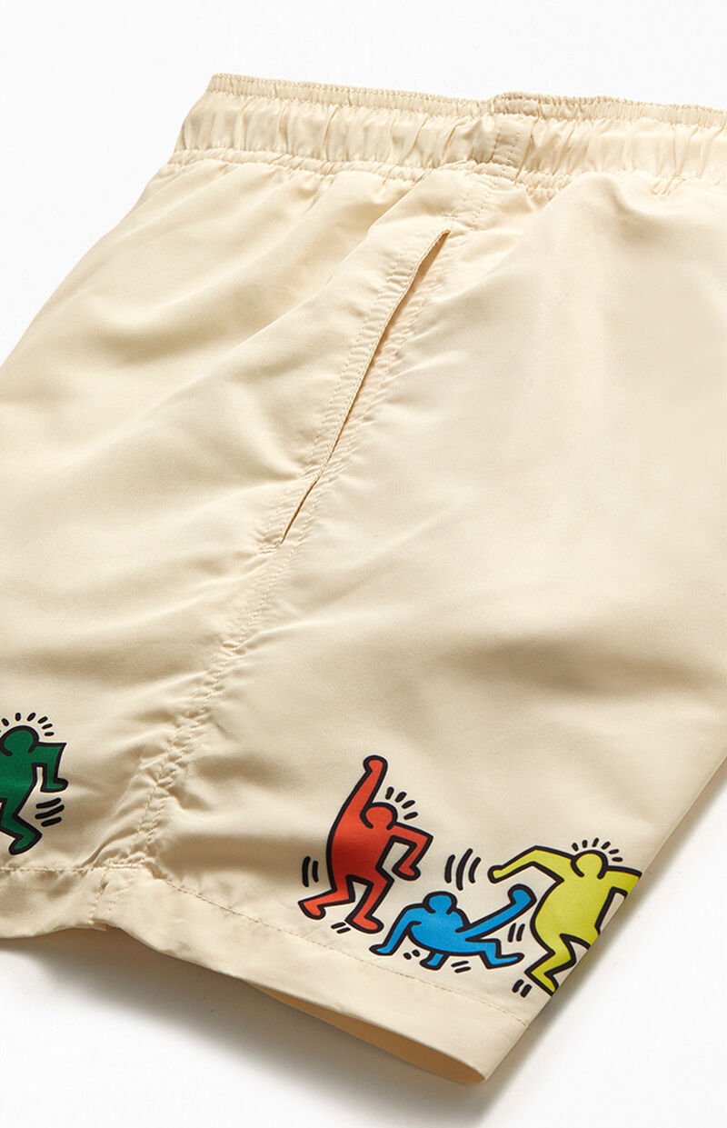 Keith Haring Party 15" Swim Trunks