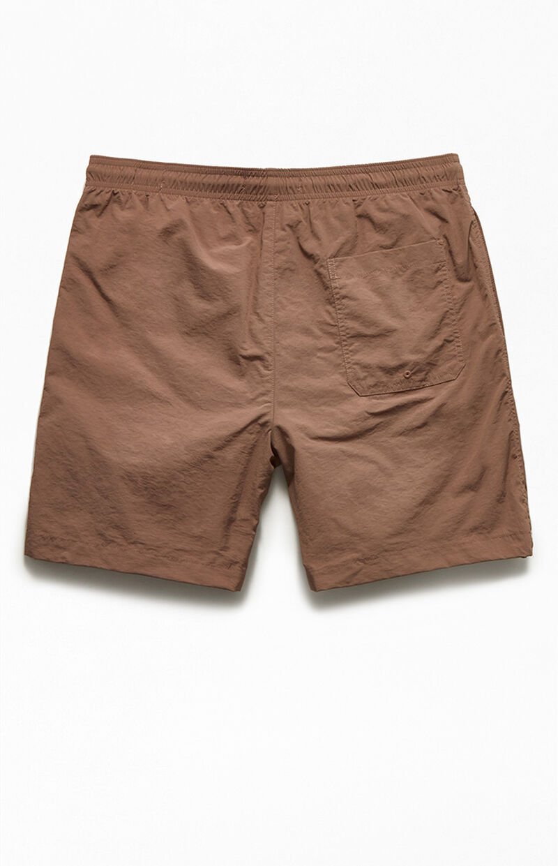 PacSun Collegiate Solid 17" Swim Trunks
