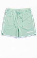 Playboy By PacSun Mesh Scalloped Basketball Shorts