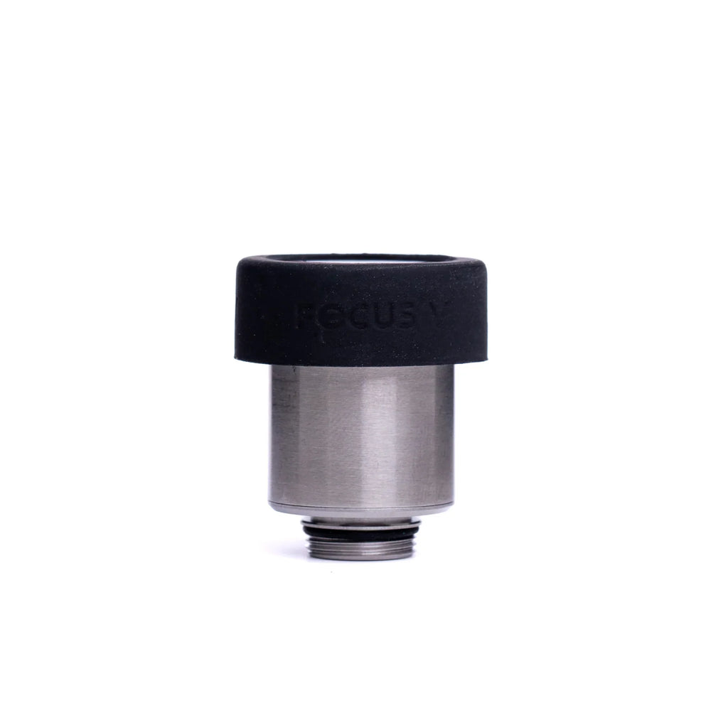 CARTA 2 Intelli-Core Atomizer for Herb showcasing a sleek, black and stainless steel design for efficient vaporization.