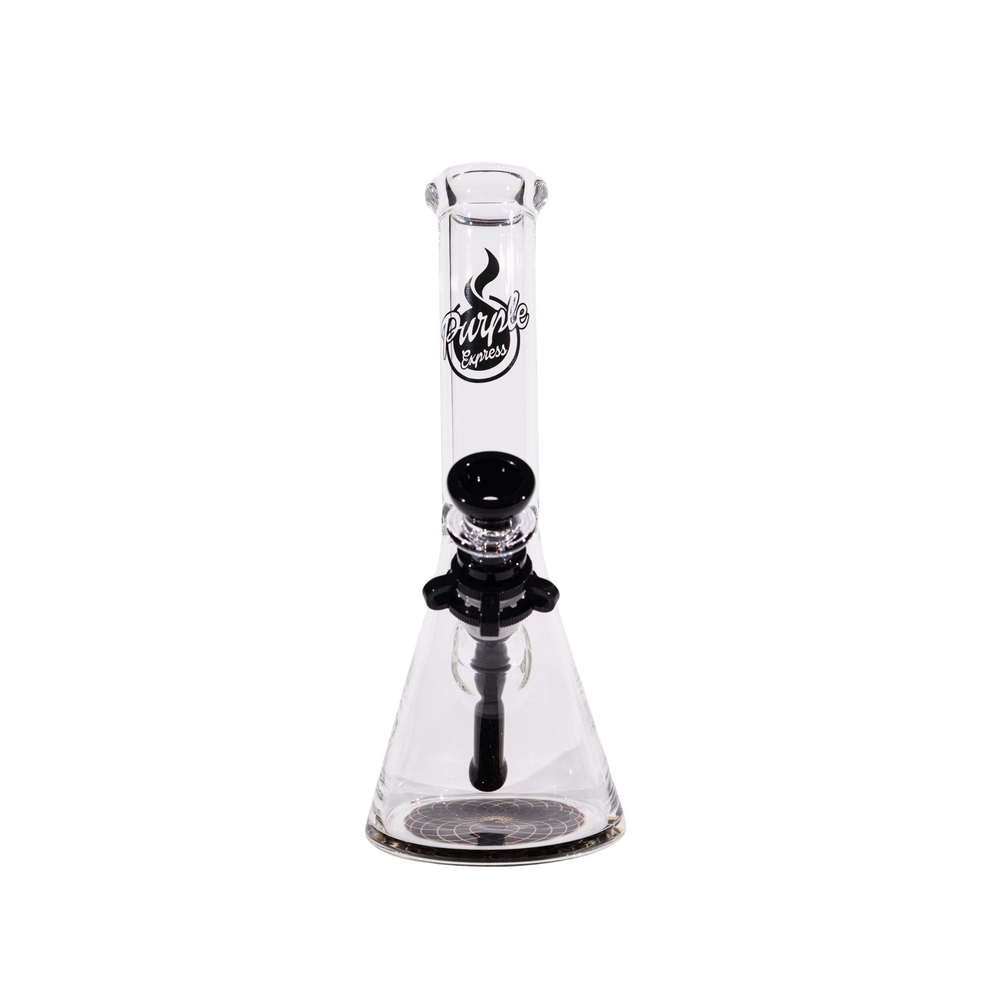 Purple Express Beaker Bong 10" Glass Bong