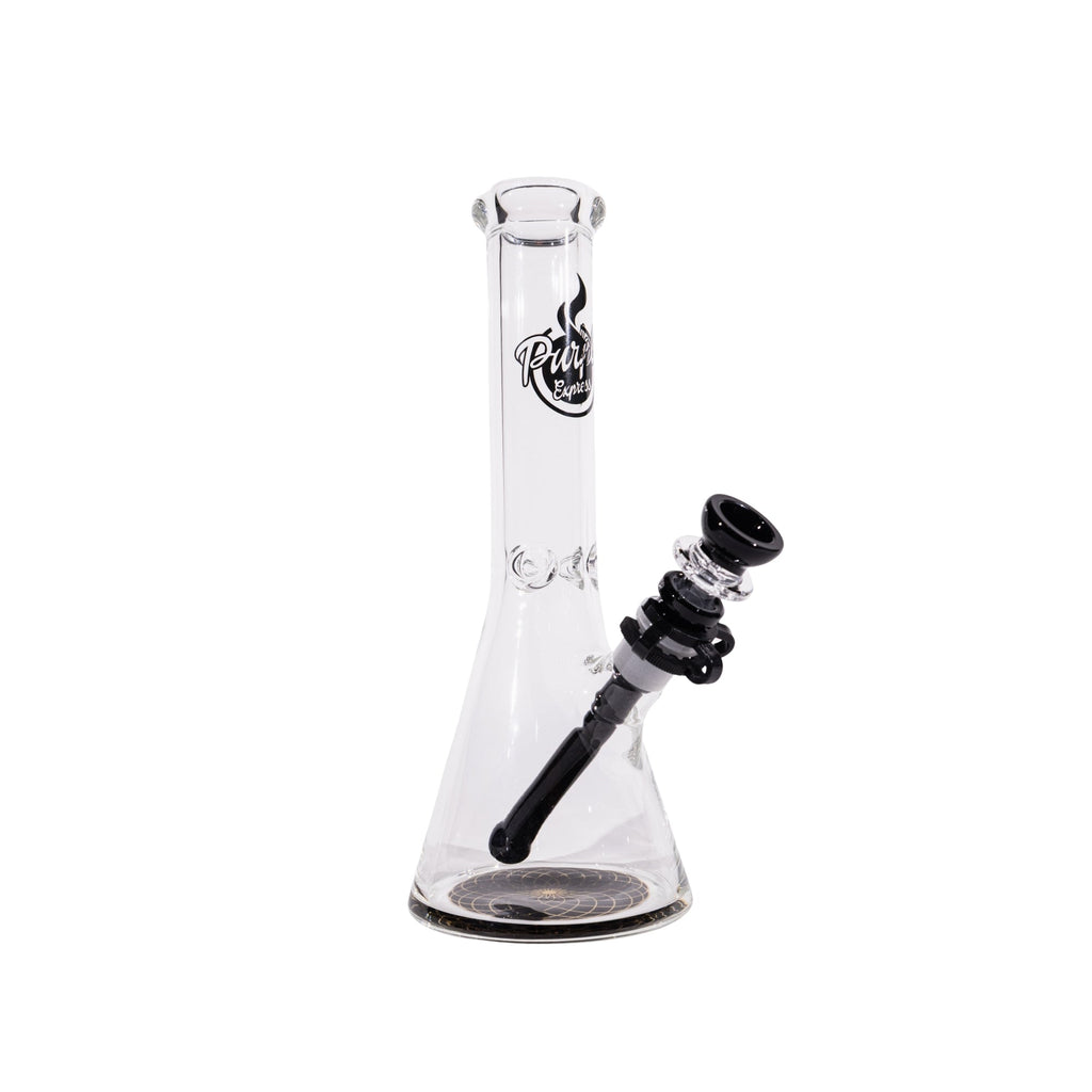 Purple Express Beaker Bong 10" Glass Bong