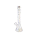 Twisted Neck Holographic Beaker Bong 16 Inch Glass Bong