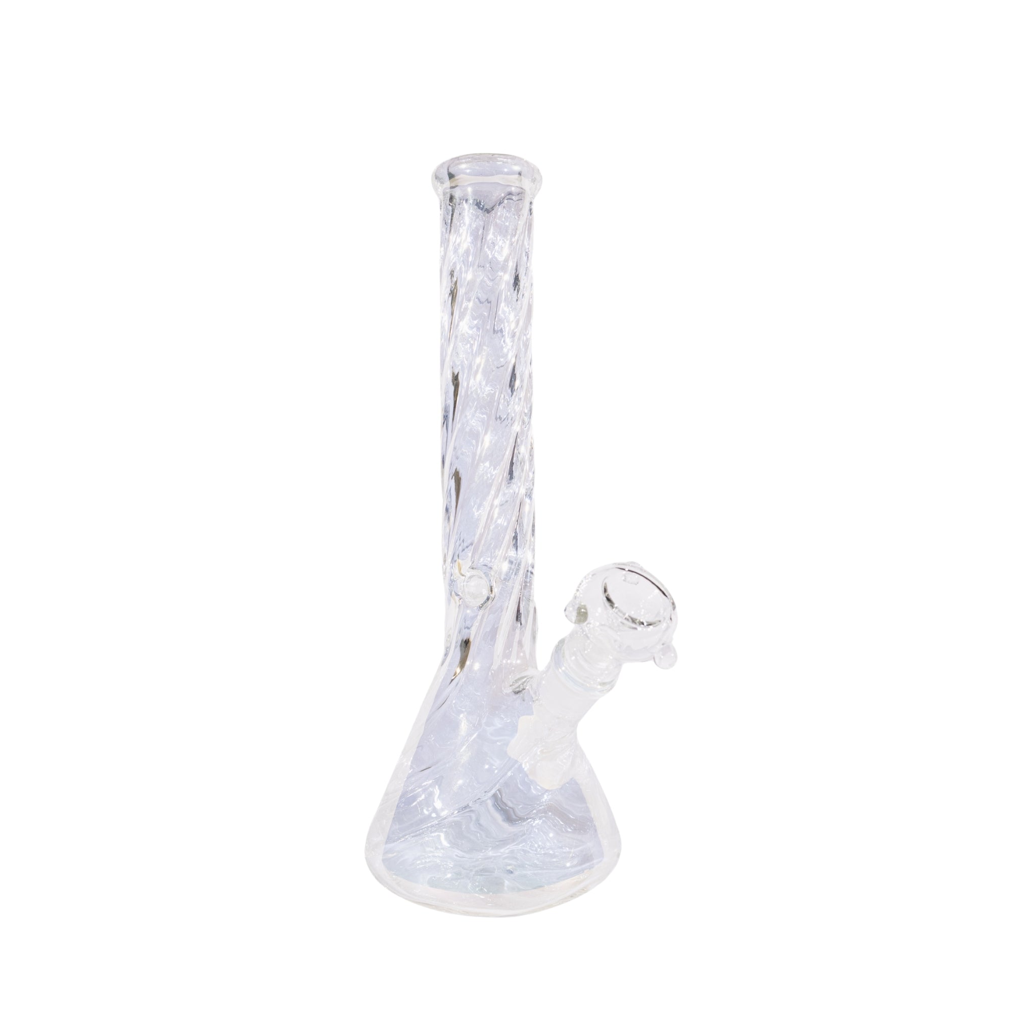BONG BEAKER TWISTED NECK HOLOGRAPHIC 12.5"