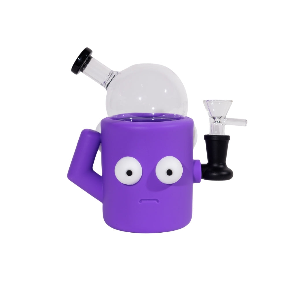 Silicone Glass Scream Bong