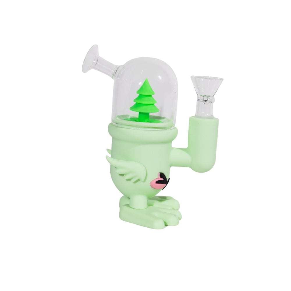Bong Silicona Glass Tree