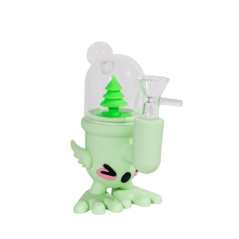 BONG SILICON GLASS TREE