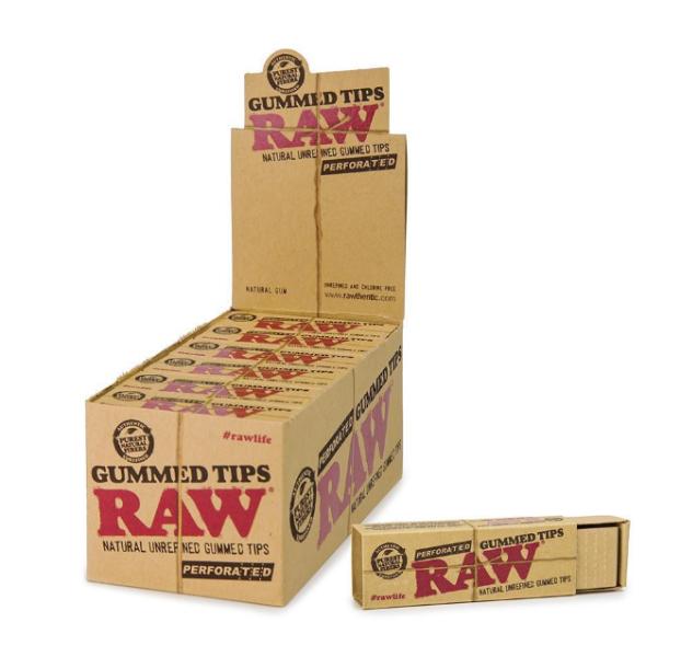 RAW GUMMED TIPS PERFORATED