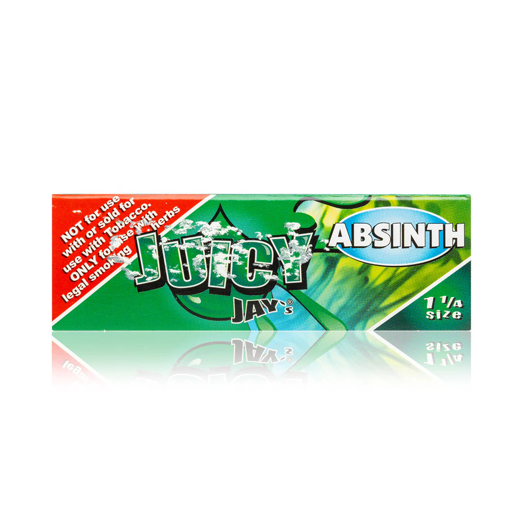 JUICY JAY’S 1 1/4 SIZE ABSENTA FLAVORED ROLLING PAPERS