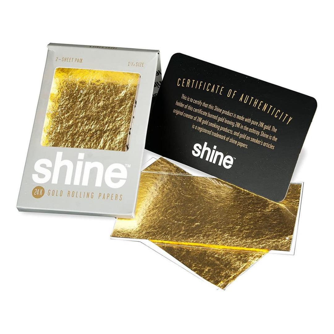 SHINE 24K GOLD ROLLING PAPERS