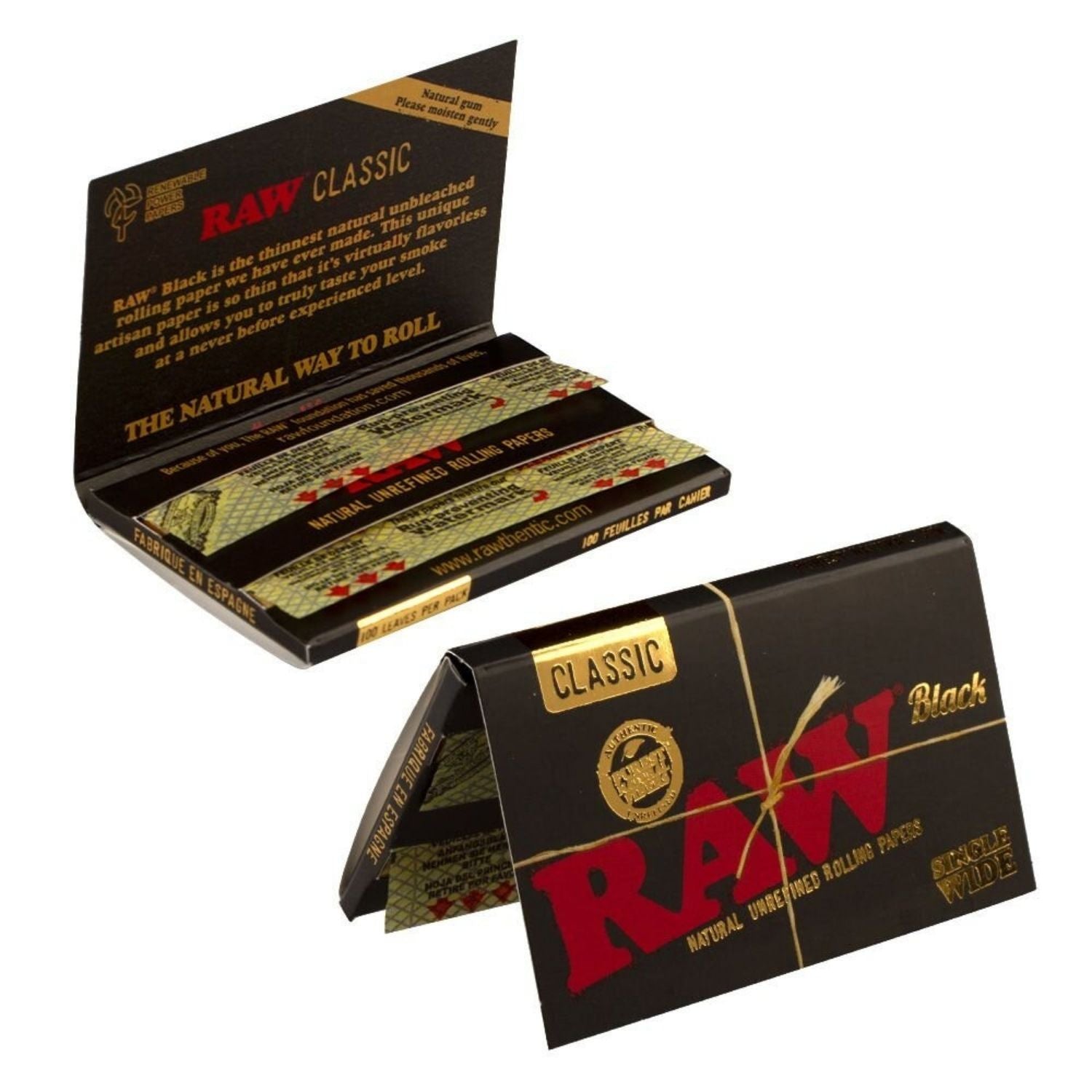 RAW BLACK SINGLE WINDE