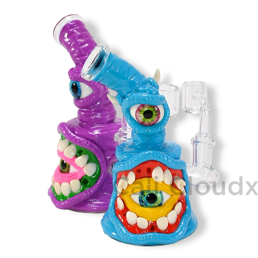 PIPA DE AGUA DE 6" CLAY ART MULTI EYE FACE SIDE