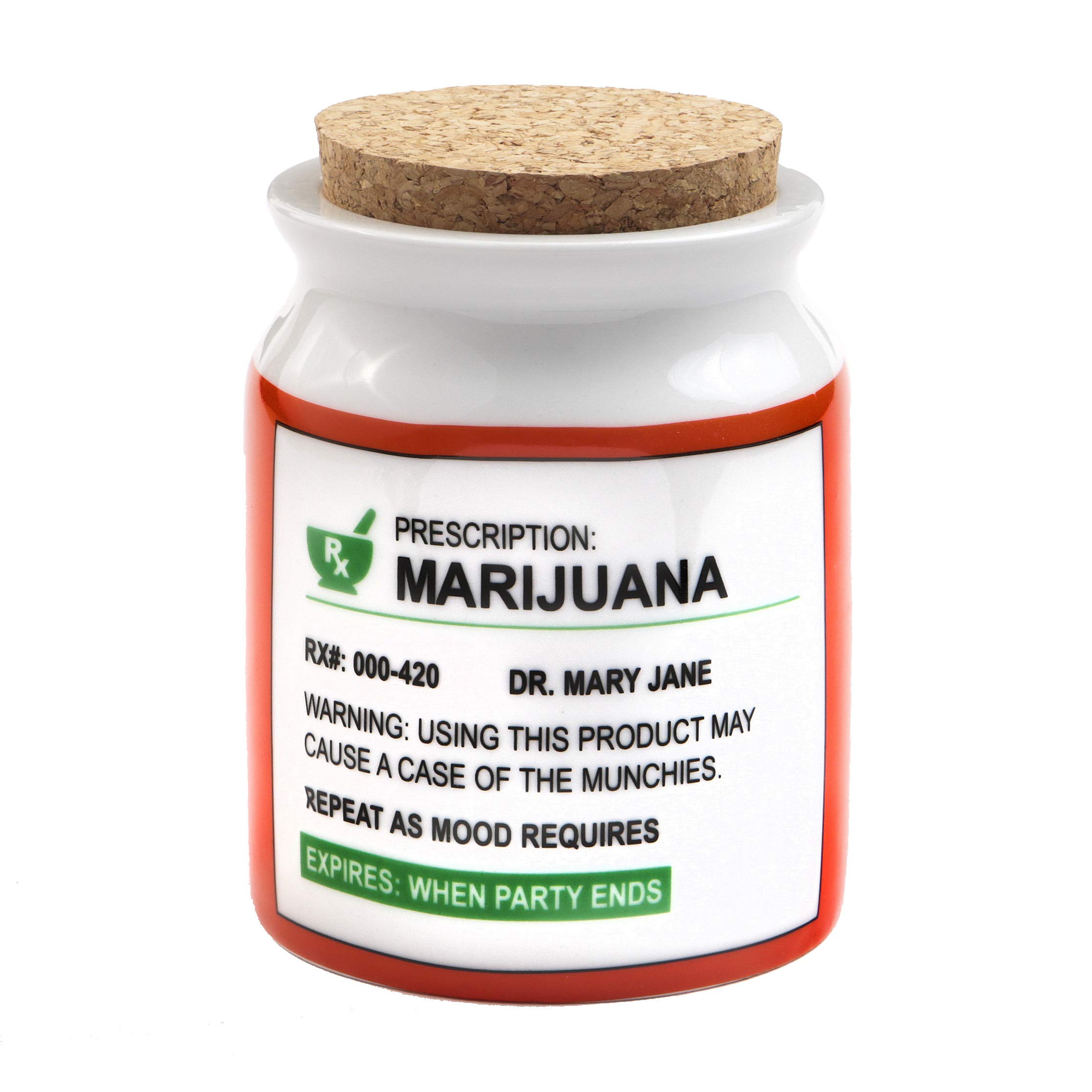 PRESCRIPTION STASH JAR CERAMICA