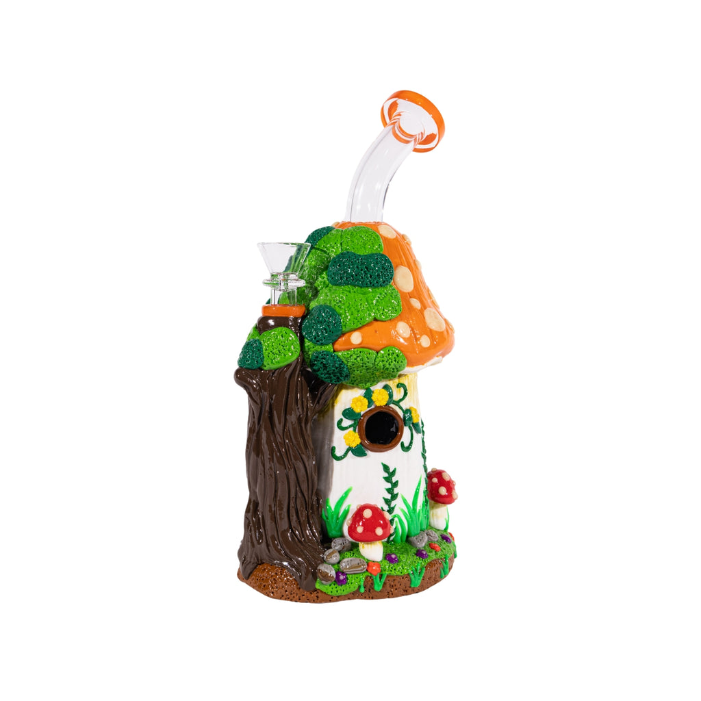 Bong Casa Hongo Naranja Glow Dark1