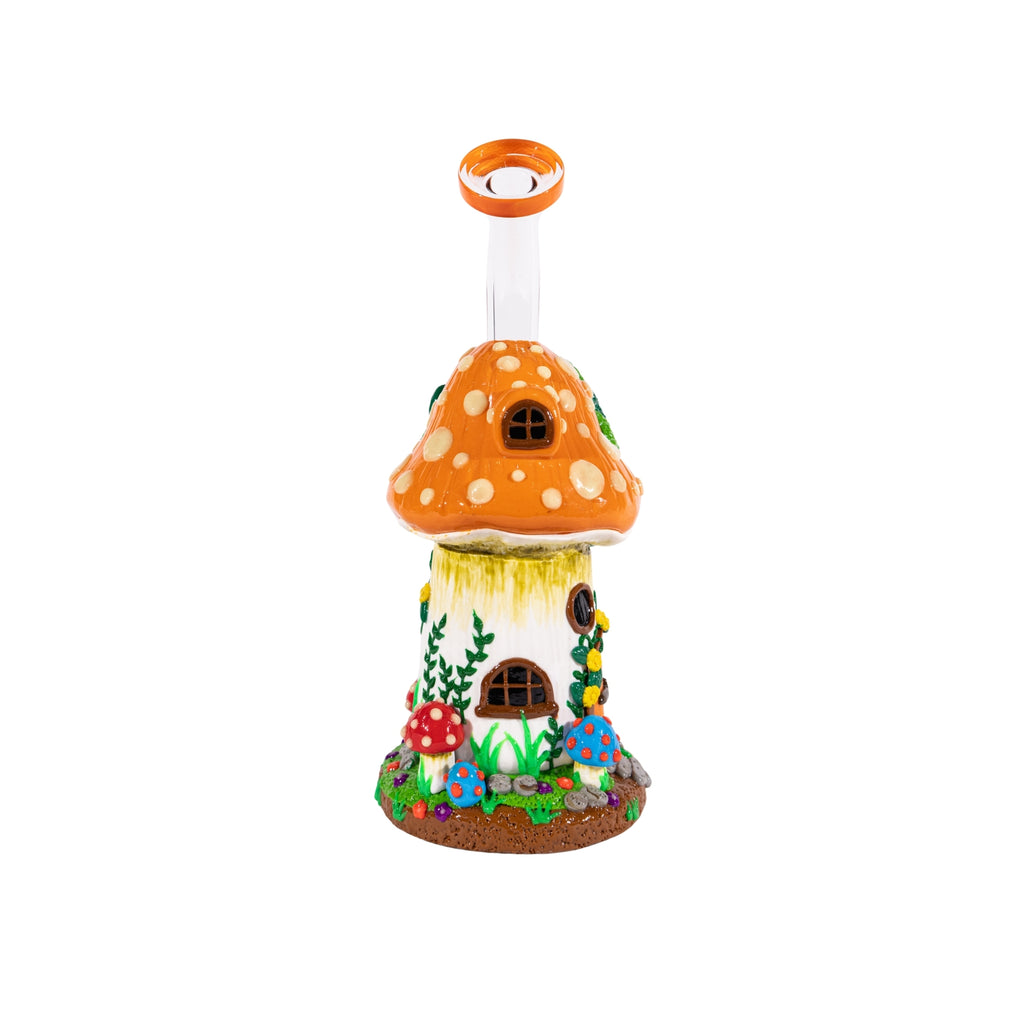 Bong Casa Hongo Naranja Glow Dark1