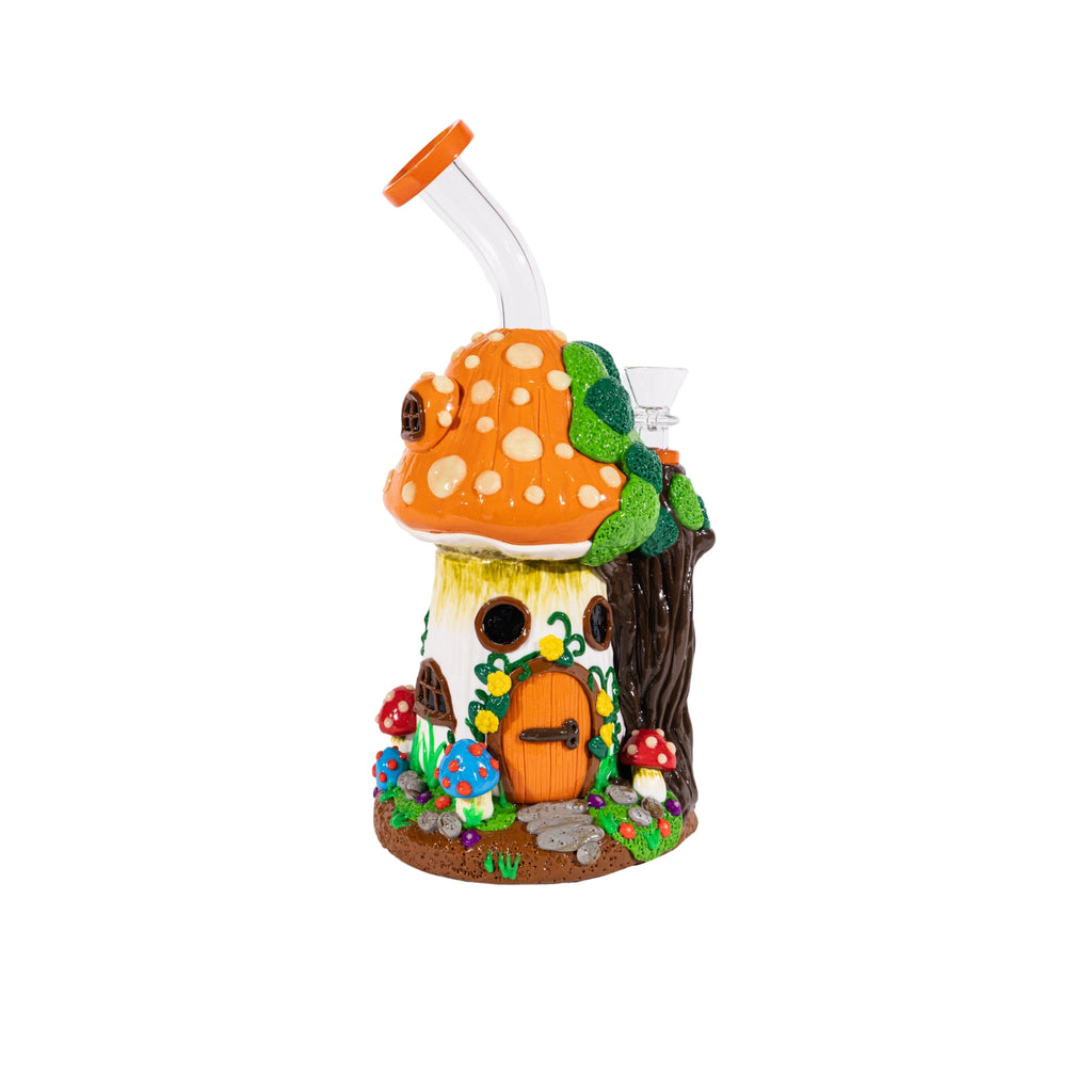Bong Casa Hongo Naranja Glow Dark1