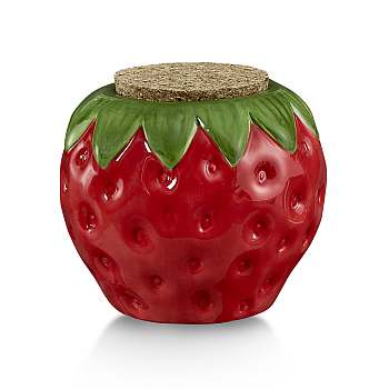 STRAWBERRY STASH JAR CERAMICA