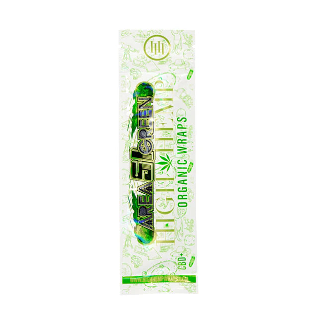 High Hemp Wraps Area 51 Green