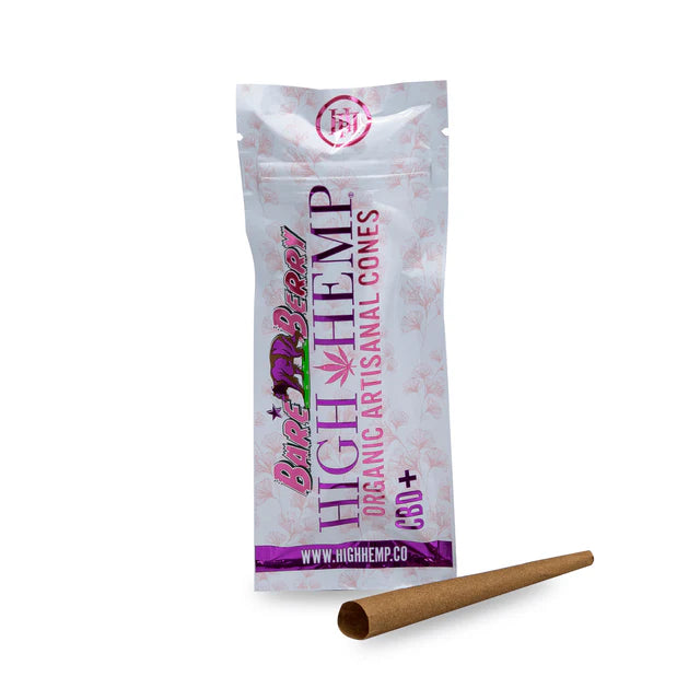 High Hemp Artisanal Wrap Cones Bare Berry