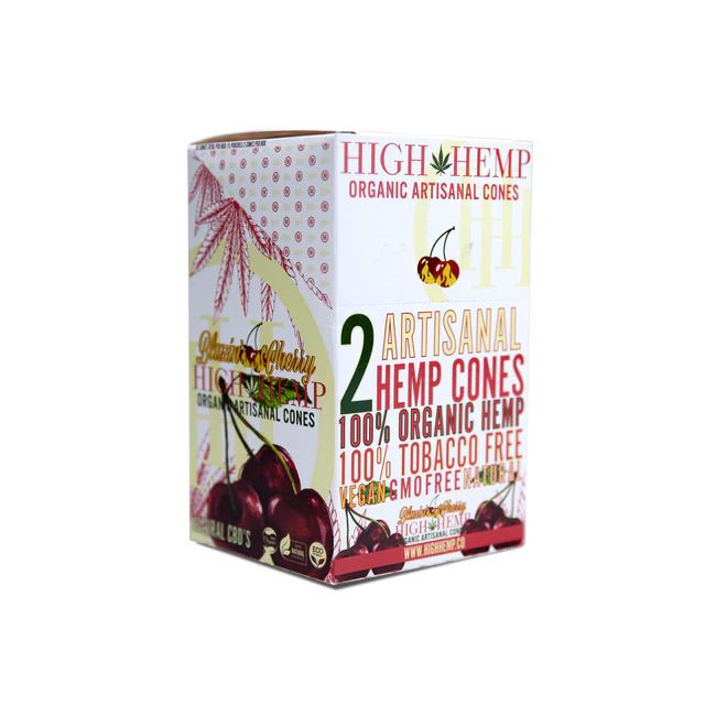 High Hemp Artisanal Wrap Cones Cherry
