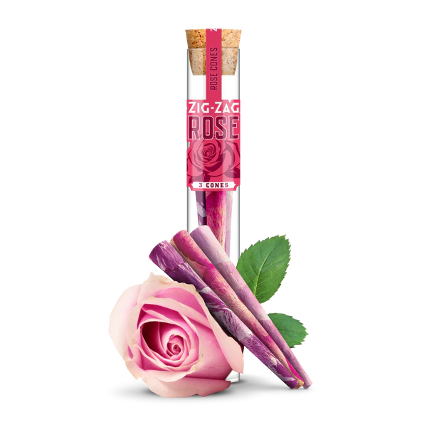 ZIG ZAG ROSE 3x CONES 1 1/4