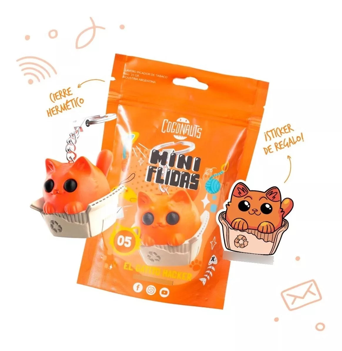Cogonauts Mini Flidas - Llavero Picador