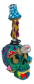 BONG CALAVERA CON HONGOS 11"