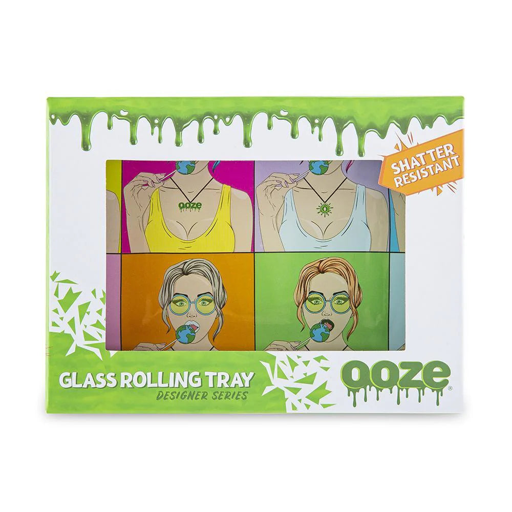 GLASS TRAY  OOZE