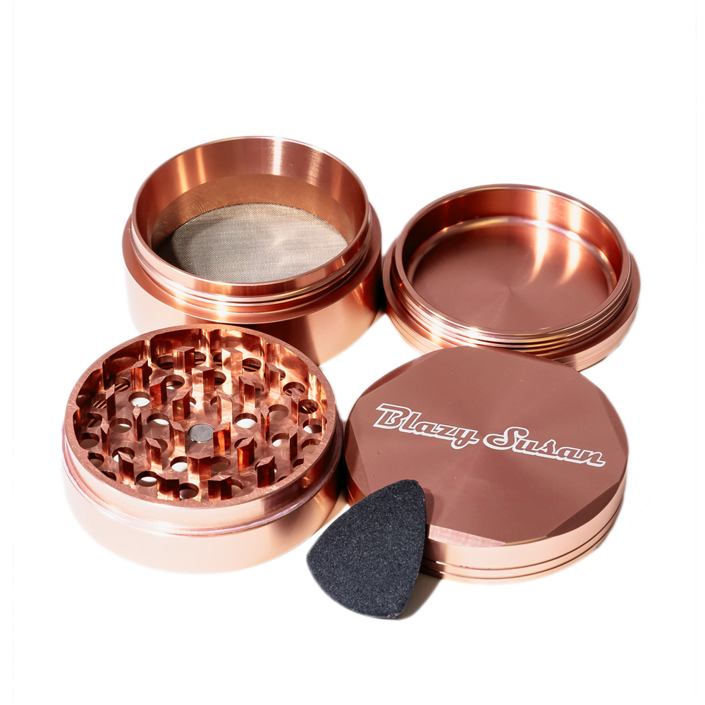 Blazy Susan 4?Piece Aluminum Grinder