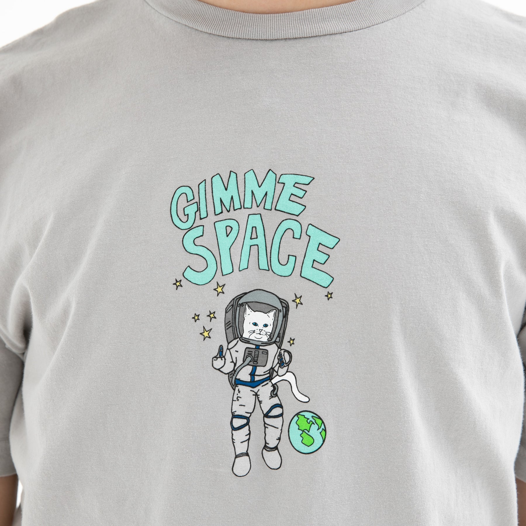 RIPNDIP GIMME SPACE TEE (GREY)