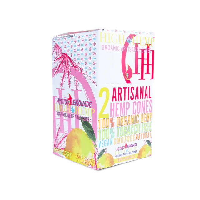 High Hemp Artisanal Wrap Cones Hydro Lemonade