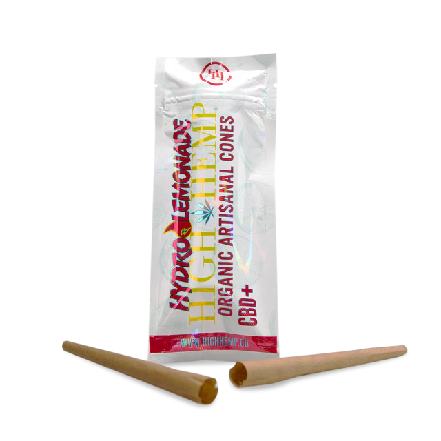 High Hemp Artisanal Wrap Cones Hydro Lemonade