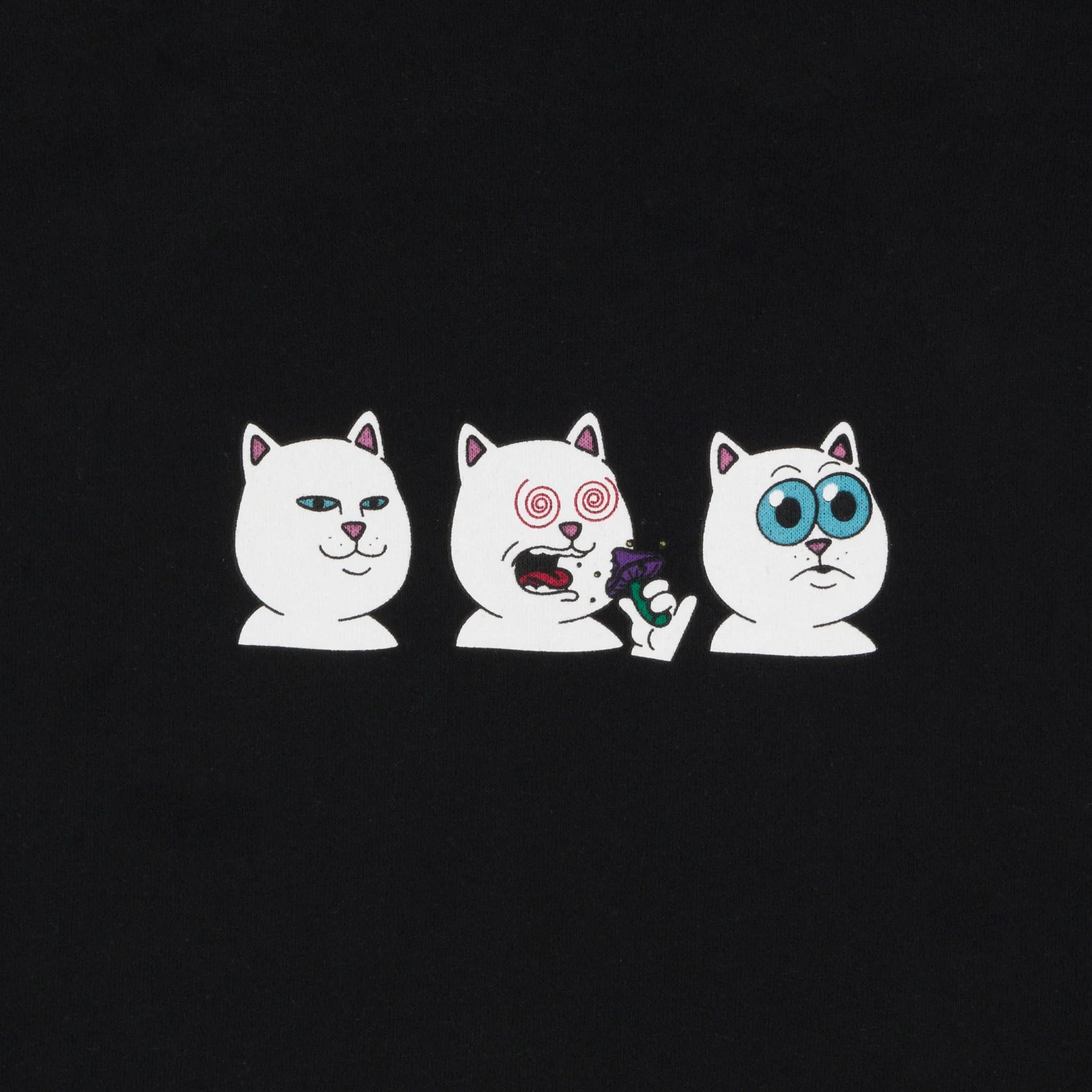 RIPNDIP SHROOM DIET HOODIE (BLACK)