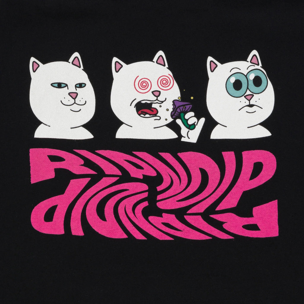 RIPNDIP SHROOM DIET HOODIE (BLACK)