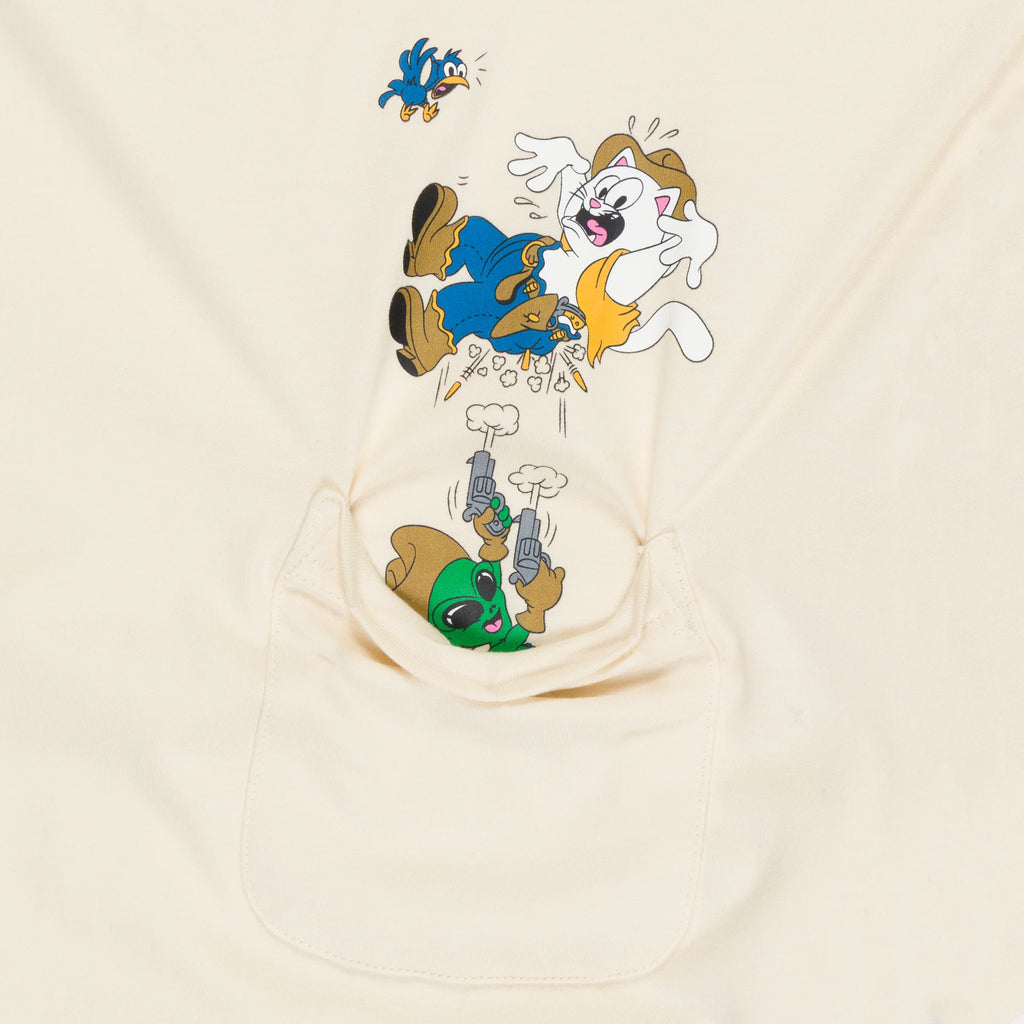 RIPNDIP Pew Pew Pocket Tee (Natural)