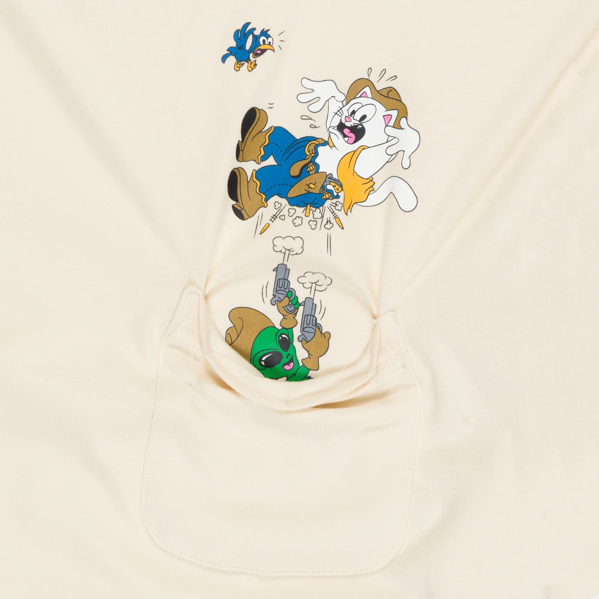 RIPNDIP Pew Pew Pocket Tee (Natural)