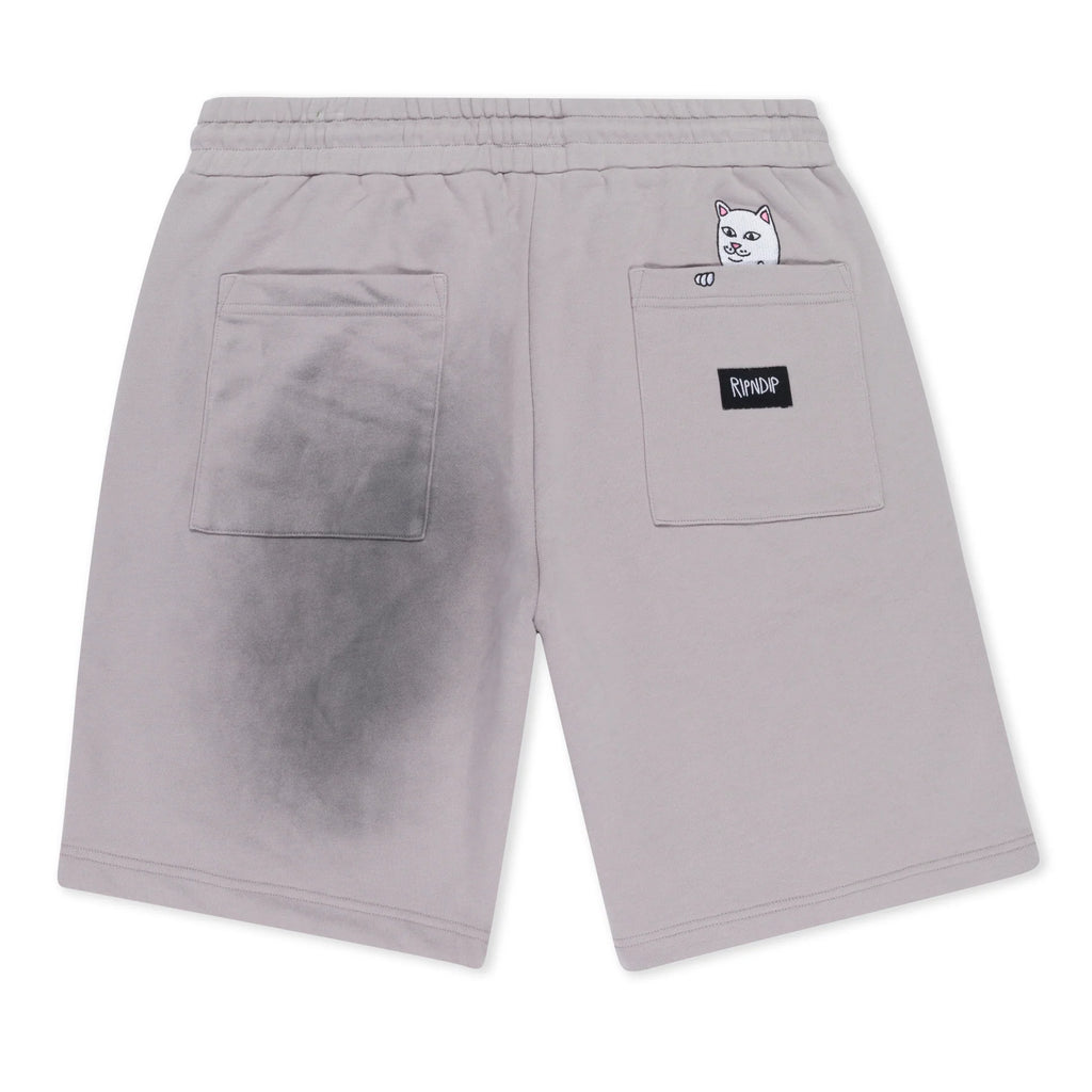 RIPNDIP SWEATSHORTS (CHARCOAL FADED DYE)