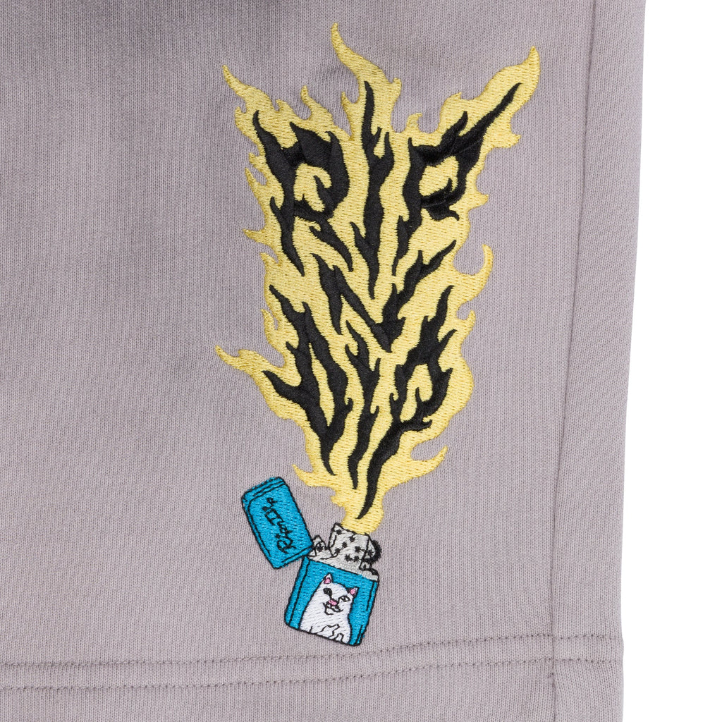 RIPNDIP SWEATSHORTS (CHARCOAL FADED DYE)
