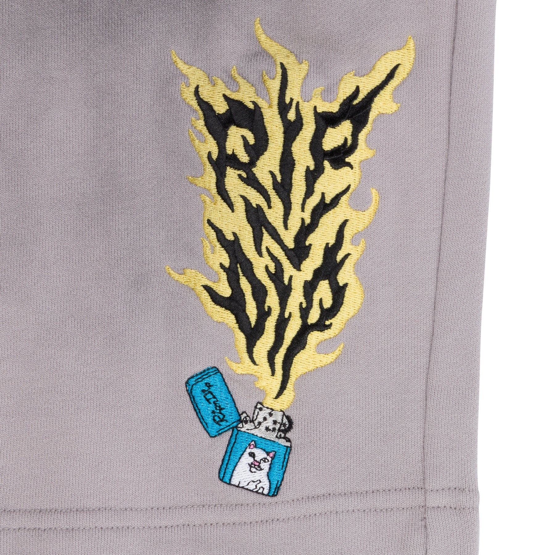 RIPNDIP SWEATSHORTS (CHARCOAL FADED DYE)
