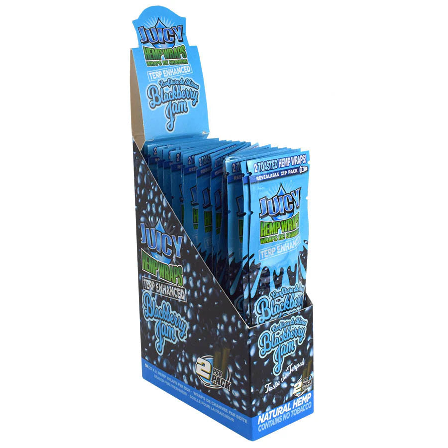 JUICY TERP ENHANCED HEMP WRAPS – BLACKBERRY JAM