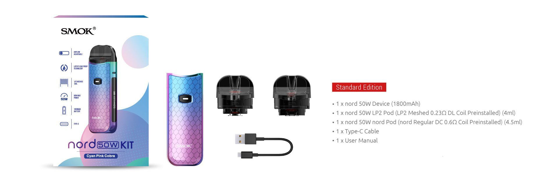 SMOK NORD 50 W KIT