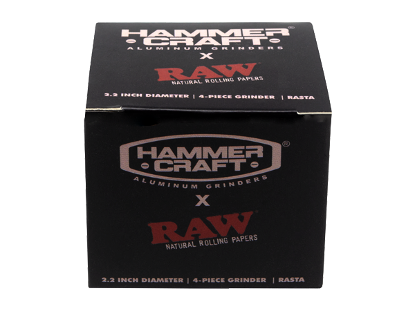 Hammercraft x RAW 4-Piece Grinders