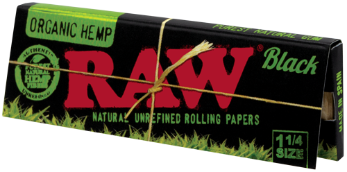 RAW BLACK 1/4 ORGANIC HEMP
