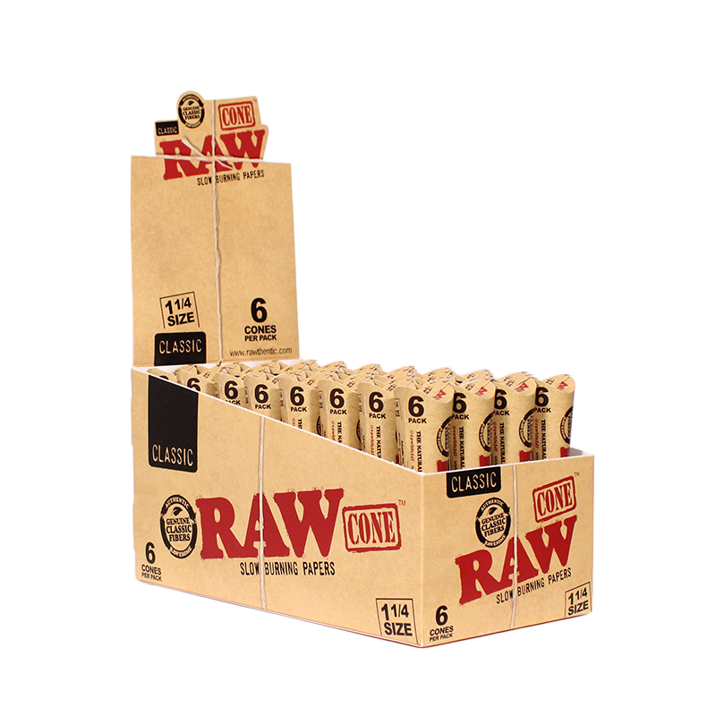 RAW 1/4 CONES 6unid