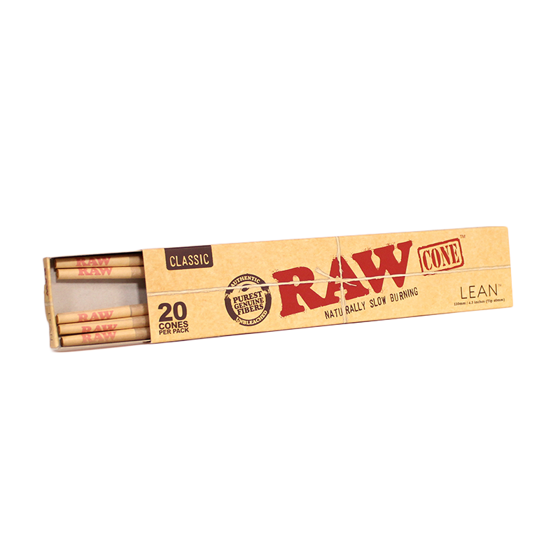 RAW Classic Single Size Cones 20u 1/4