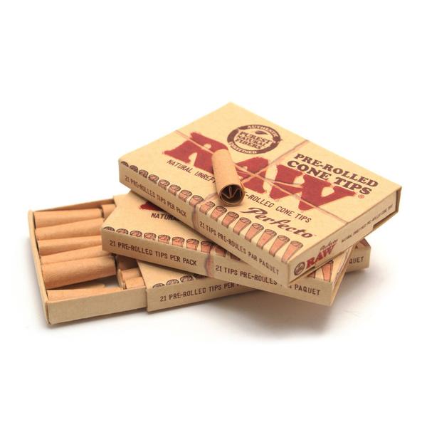 RAW PRE ROLLED CONE TIPS