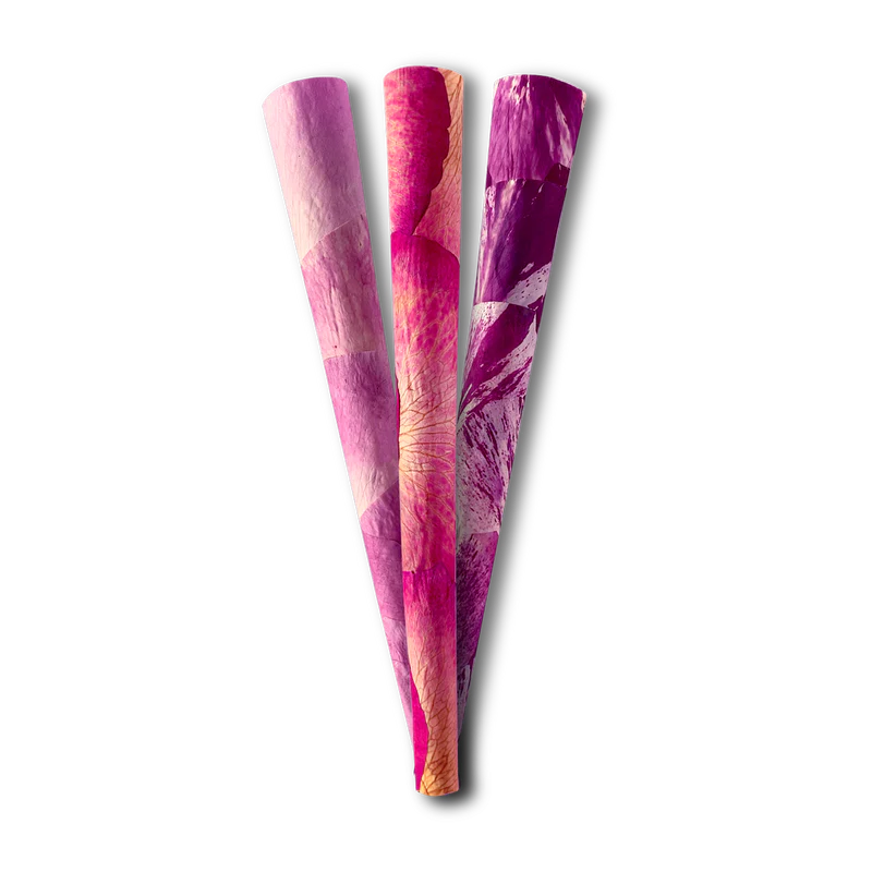 ZIG ZAG ROSE 3x CONES 1 1/4